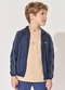 Abrange - Jaqueta em Nylon Infantil Menino Preto - variação: Azul