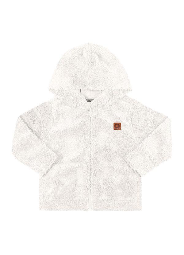 Alenice - Jaqueta em Pelo Menino Branco
