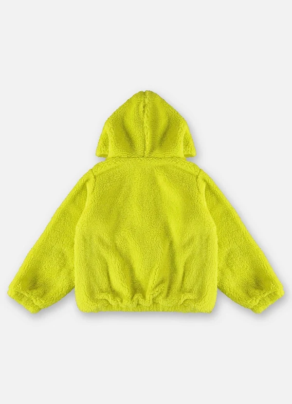 Up Baby - Jaqueta em Pu Infantil Unissex Amarelo 4
