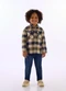 Up Baby - Jaqueta Flanelada Xadrez Verde - variação:  