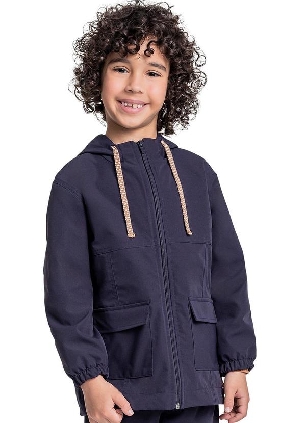 Quimby - Jaqueta Impermeável Menino Azul