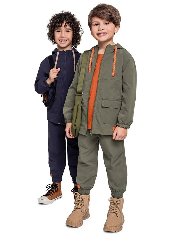 Quimby - Jaqueta Impermeável Menino Azul 5