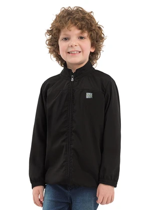 Ddk - Jaqueta Infantil com Bolso Preto - DDK