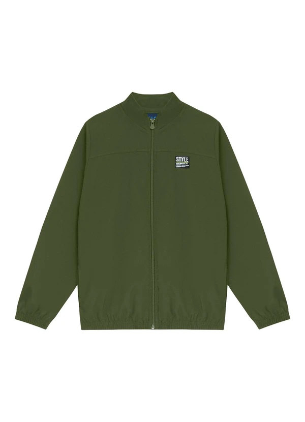 Ddk - Jaqueta Infantil com Bolso Verde