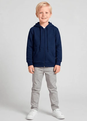 Trick Nick - Jaqueta Infantil com Capuz Azul - TRICK NICK