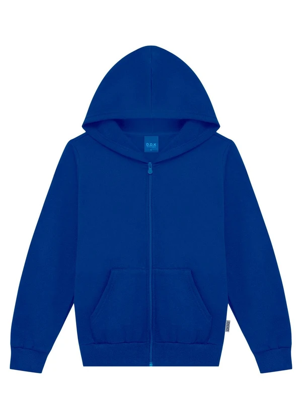 Ddk - Jaqueta Infantil com Capuz Azul