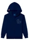 Ddk - Jaqueta Infantil com Capuz em Moletom Preto - variação: Azul