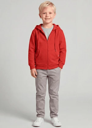 Trick Nick - Jaqueta Infantil com Capuz Laranja - TRICK NICK