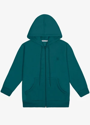 Trick Nick - Jaqueta Infantil com Capuz Moletom Verde - TRICK NICK