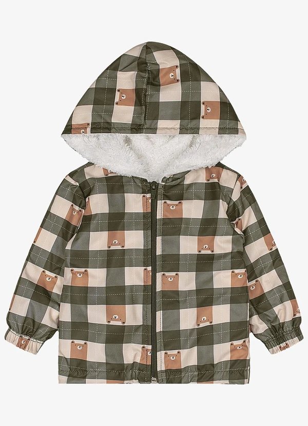 Trick Nick - Jaqueta Infantil com Capuz Verde