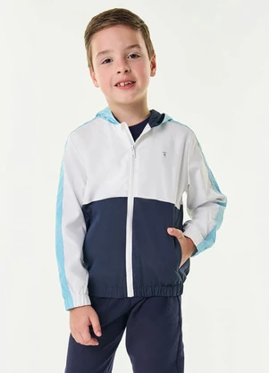 Trick Nick - Jaqueta Infantil em Microfibra Azul - TRICK NICK