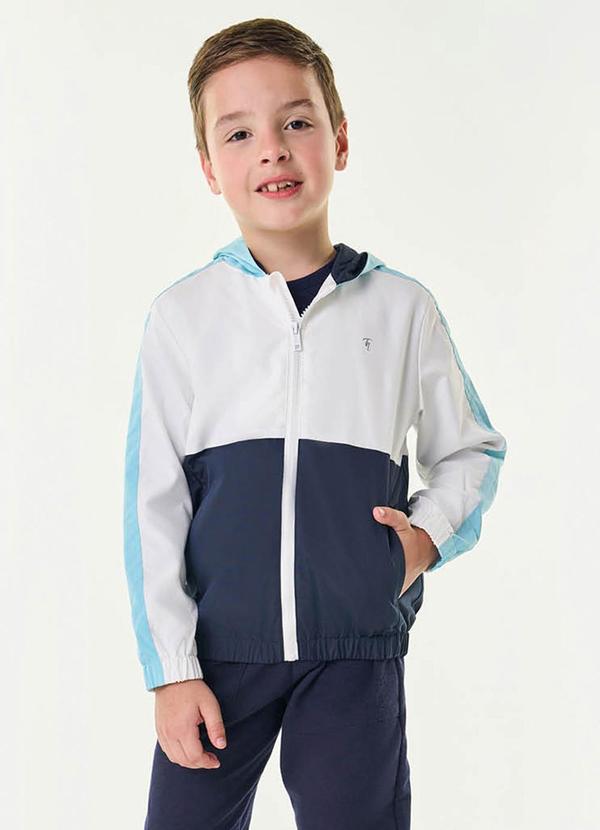 Trick Nick - Jaqueta Infantil em Microfibra Azul