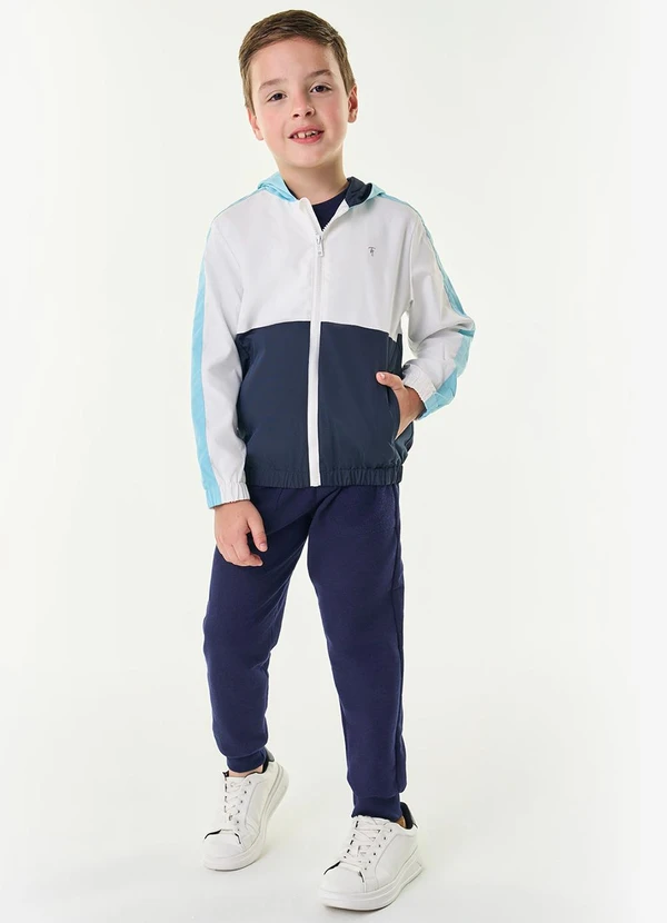 Trick Nick - Jaqueta Infantil em Microfibra Azul 3