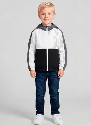 Trick Nick - Jaqueta Infantil em Microfibra Preto - TRICK NICK
