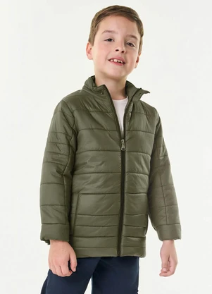 Trick Nick - Jaqueta Infantil em Microfibra Verde - TRICK NICK