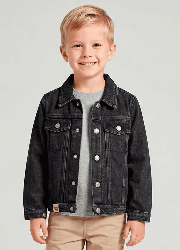 Trick Nick - Jaqueta Infantil JeansPreto