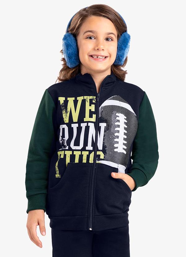 Rovi Kids - Jaqueta Infantil Masculina Azul