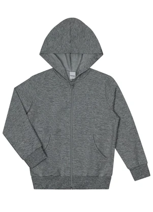 Rovi Kids - Jaqueta Infantil Masculina Básico Cinza - ROVI KIDS