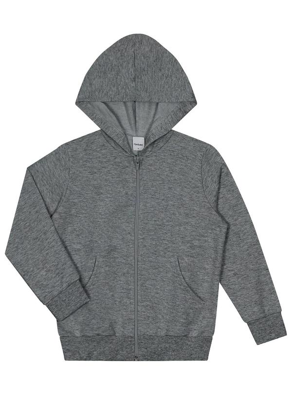 Rovi Kids - Jaqueta Infantil Masculina Básico Cinza