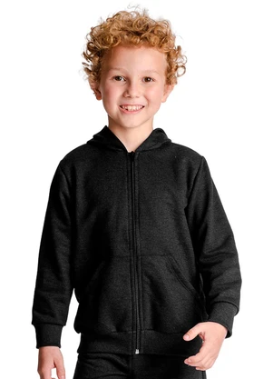 Rovi Kids - Jaqueta Infantil Masculina Básico Preto - ROVI KIDS