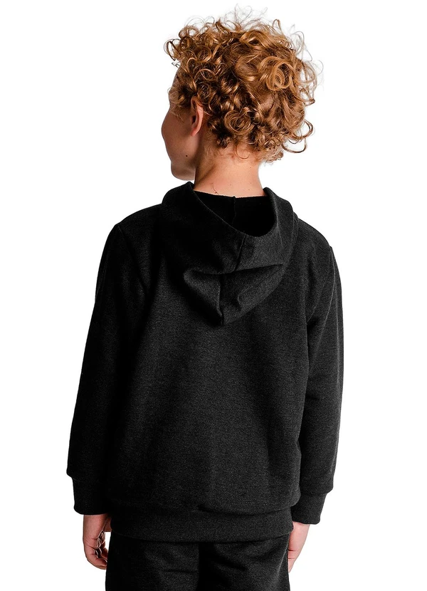 Rovi Kids - Jaqueta Infantil Masculina Básico Preto 2