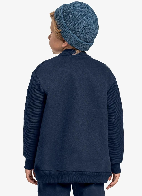 Trick Nick - Jaqueta Infantil Masculina Bomber Azul 2