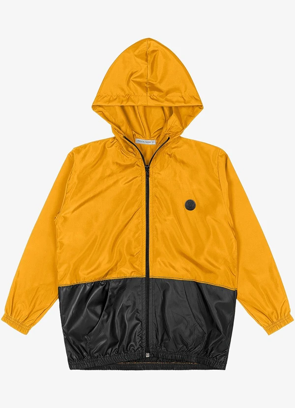 Trick Nick - Jaqueta Infantil Masculina com Capuz Amarelo