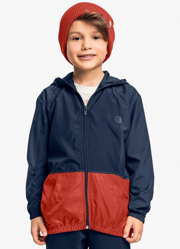 Trick Nick - Jaqueta Infantil Masculina com Capuz Azul