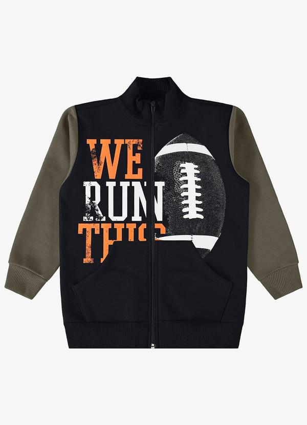 Rovi Kids - Jaqueta Infantil Masculina Preto