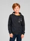 Marlan - Jaqueta Infantil Menino Am Malha Newtech Azul - variação: Preto