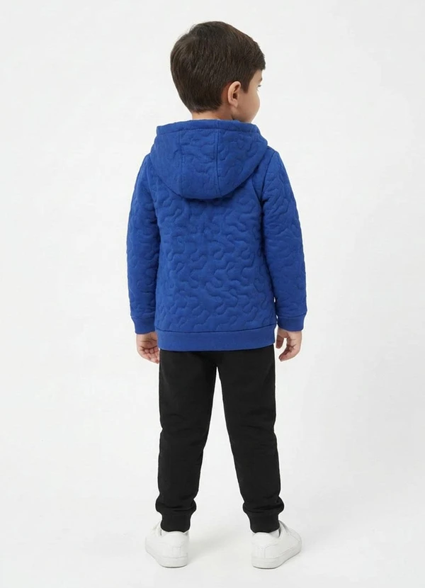 Ioluig - Jaqueta Infantil Menino Capuz Azul 2