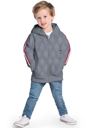 Kyly - Jaqueta Infantil Menino Cinza - KYLY