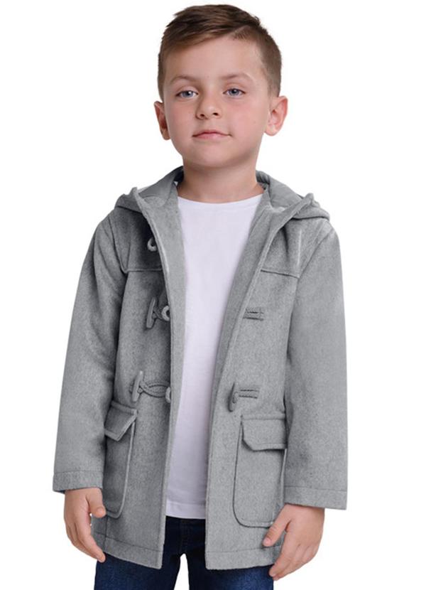 Milon - Jaqueta Infantil Menino Cinza