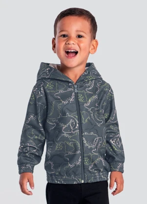 Brandili - Jaqueta Infantil Menino Cinza - BRANDILI