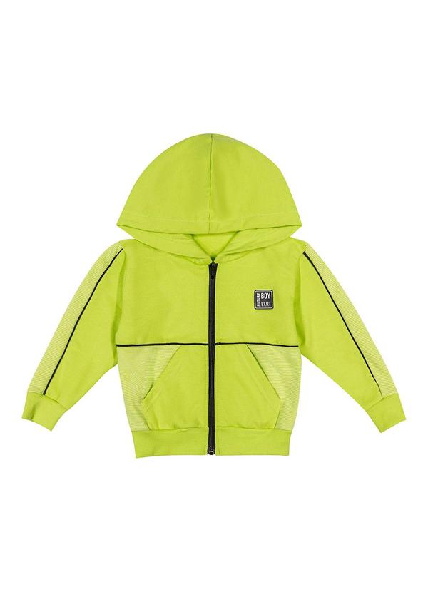 Colorittá - Jaqueta Infantil Menino com Detalhes Verde