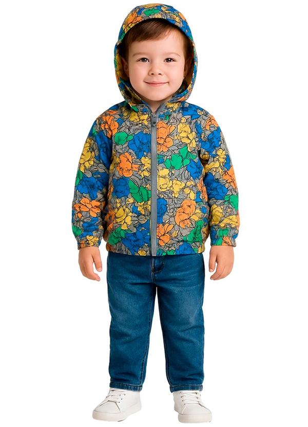 Marlan - Jaqueta Infantil Menino Corta Vento Cinza 3