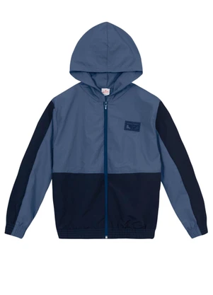 Brandili - Jaqueta Infantil Menino em Microfibra Azul - BRANDILI