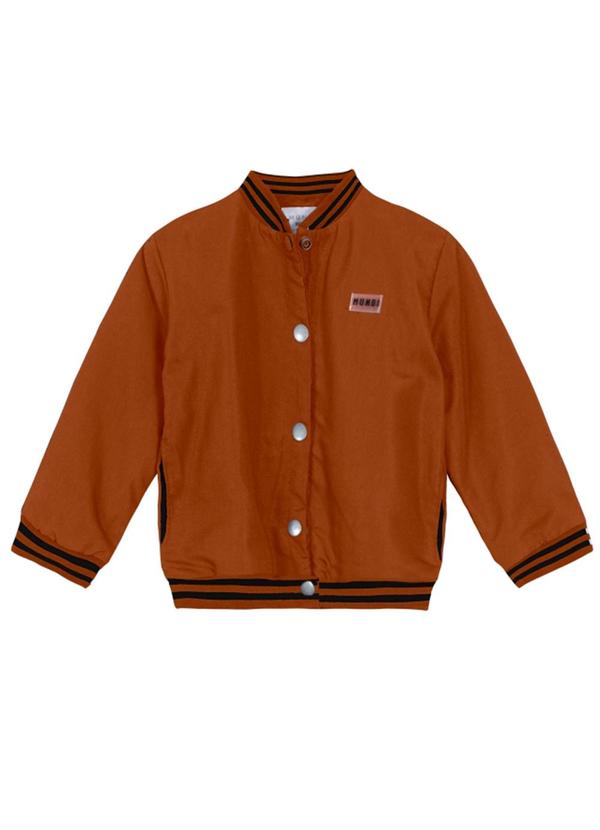 Brandili Mundi - Jaqueta Infantil Menino em Microfibra Marrom