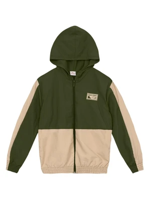 Brandili - Jaqueta Infantil Menino em Microfibra Verde - BRANDILI