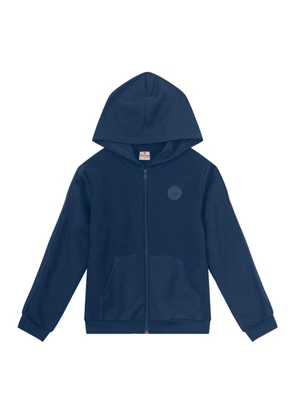 Brandili - Jaqueta Infantil Menino em Moletom Azul - BRANDILI