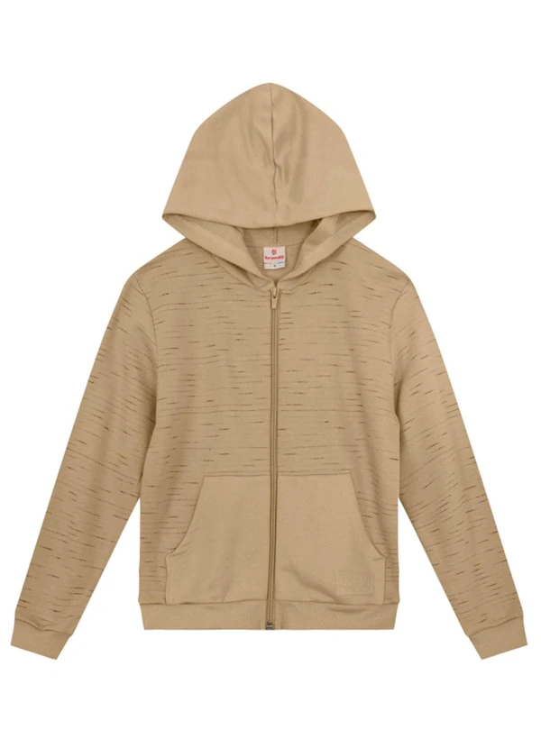 Brandili - Jaqueta Infantil Menino em Moletom Marrom 3