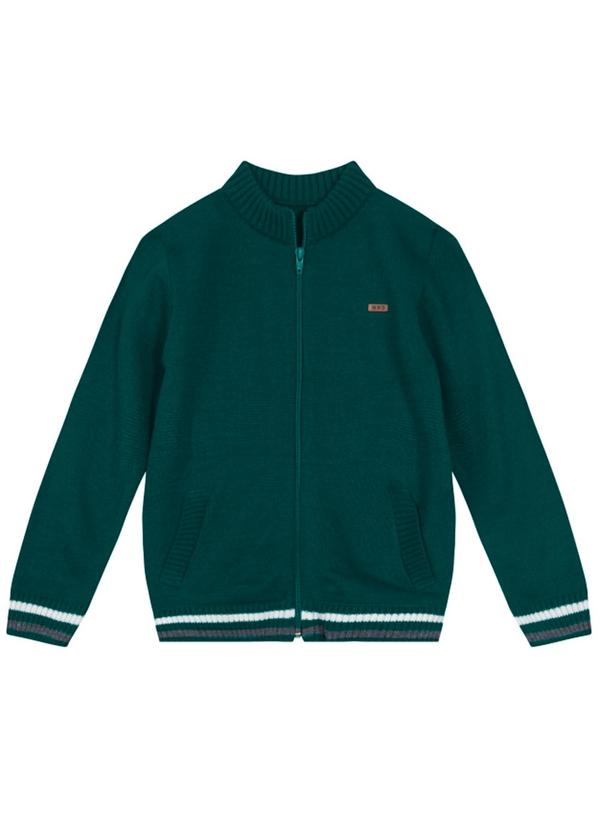 Brandili Mundi - Jaqueta Infantil Menino em Tricô Verde 2
