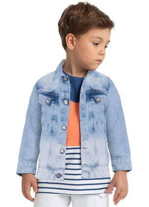 Milon - Jaqueta Infantil Menino Jeans - MILON