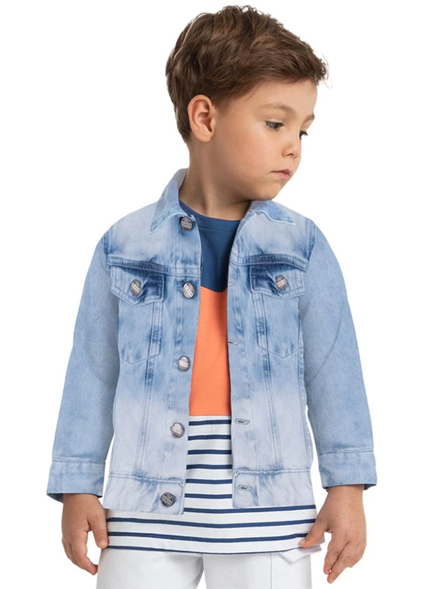 Milon - Jaqueta Infantil Menino Jeans