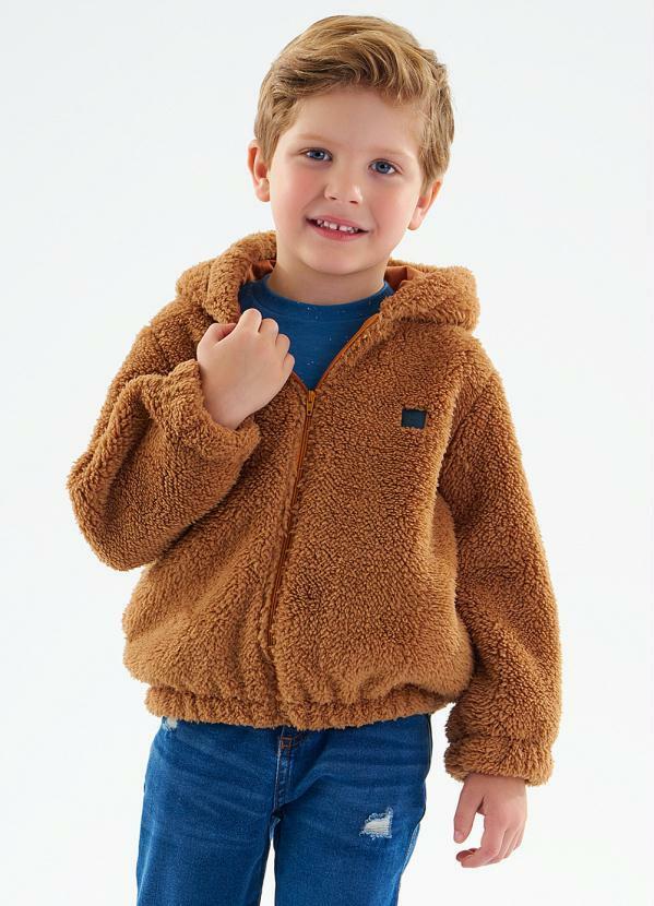 Up Baby - Jaqueta Infantil Menino Marrom