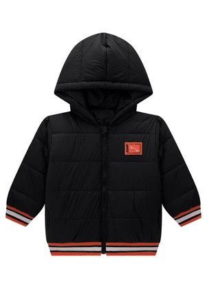 Kyly - Jaqueta Infantil Menino Nylon Preto - KYLY