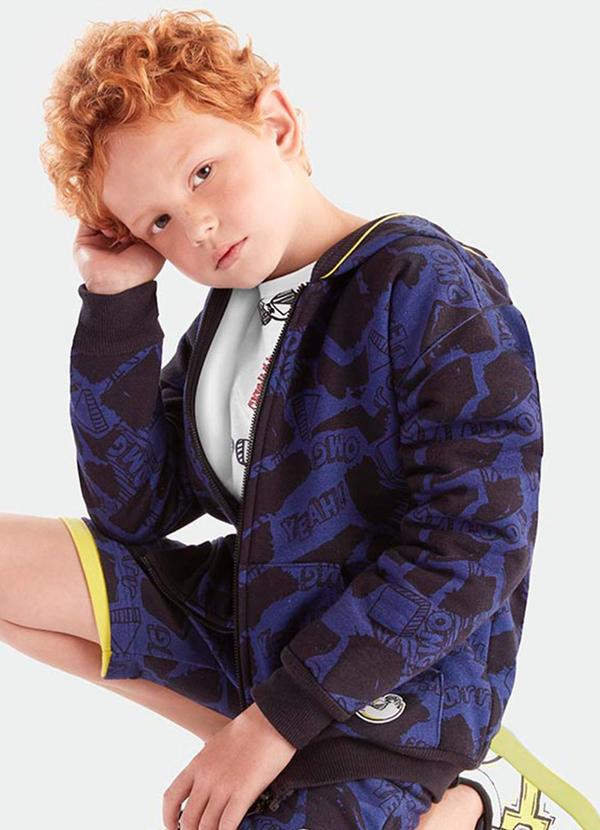 Jaqueta Infantil Moletom Roxo Tigor