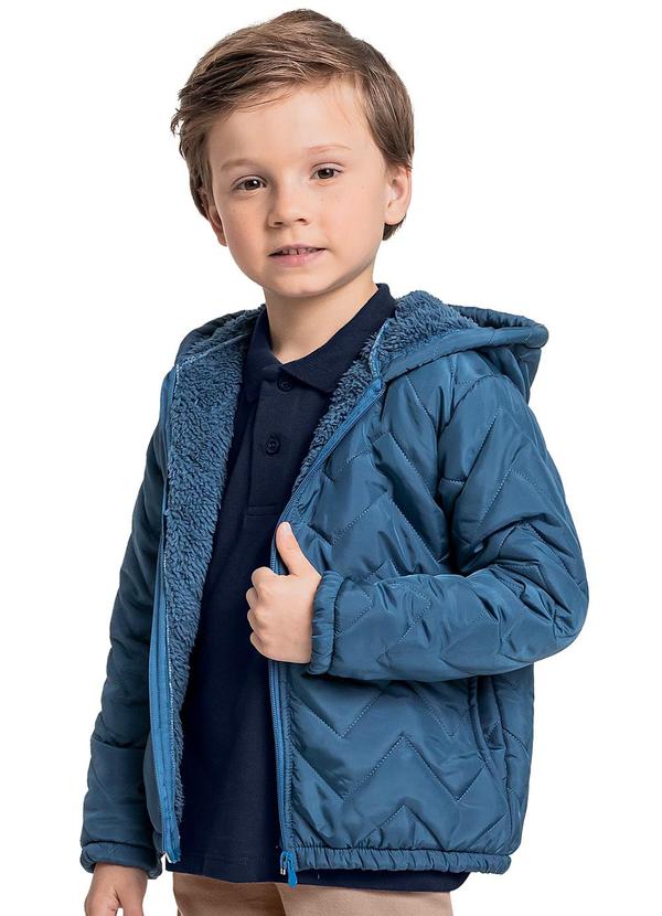 Quimby - Jaqueta Infantil para Menino Azul