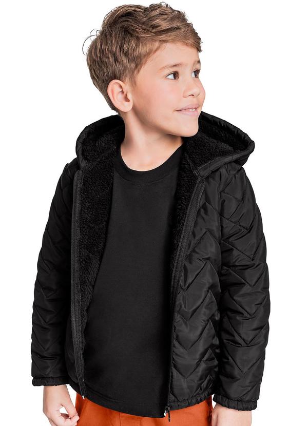 Quimby - Jaqueta Infantil para Menino Preto 1