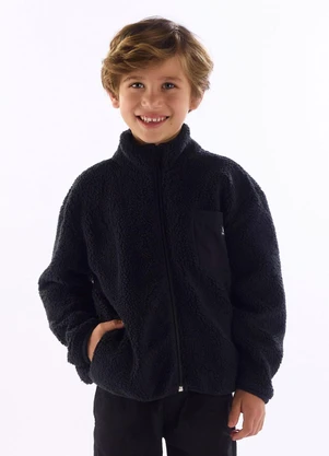 Quimby - Jaqueta Infantil para Menino Preto - QUIMBY